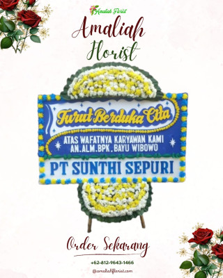 Papan Bunga Duka di Ampenan