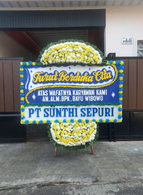Papan Bunga Duka di Ampenan